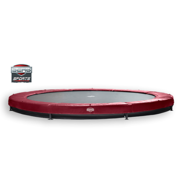 Trampolina BERG Elite + InGround 330 - 430 RED, GREEN