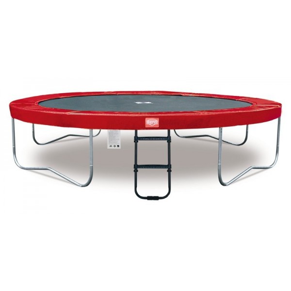 Trampolina BERG Elite + Regular 330 - 430 z siatką T-series RED, GREEN