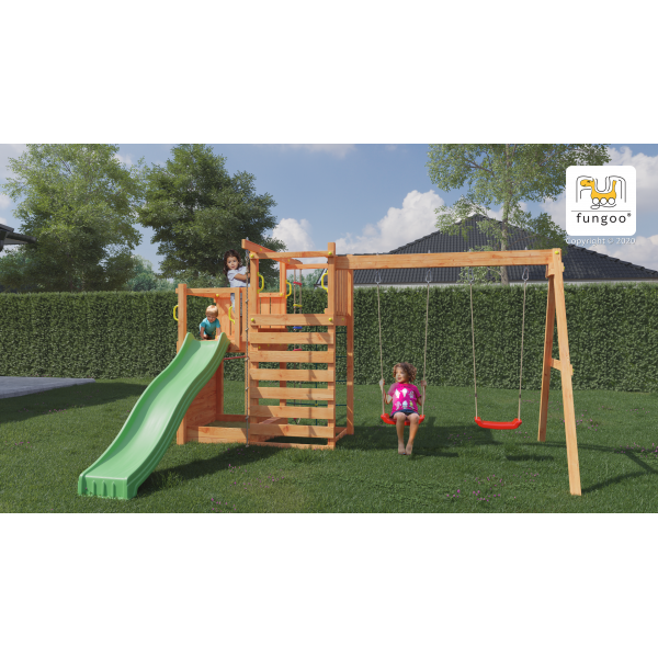 Zestaw sprawnościowy Climbing Star 3 Teak Fungoo