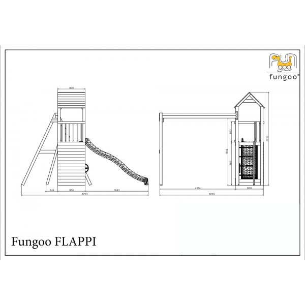 Plac zabaw Flappi Fungo Impregnowany