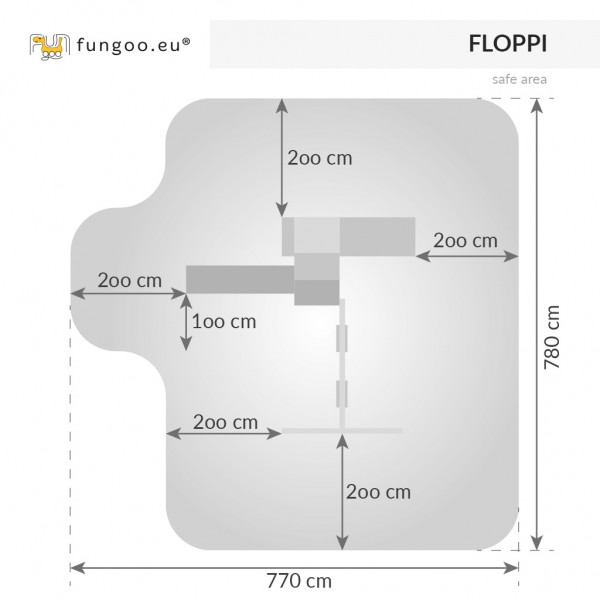 Plac zabaw Floppi Fungoo Brązowy