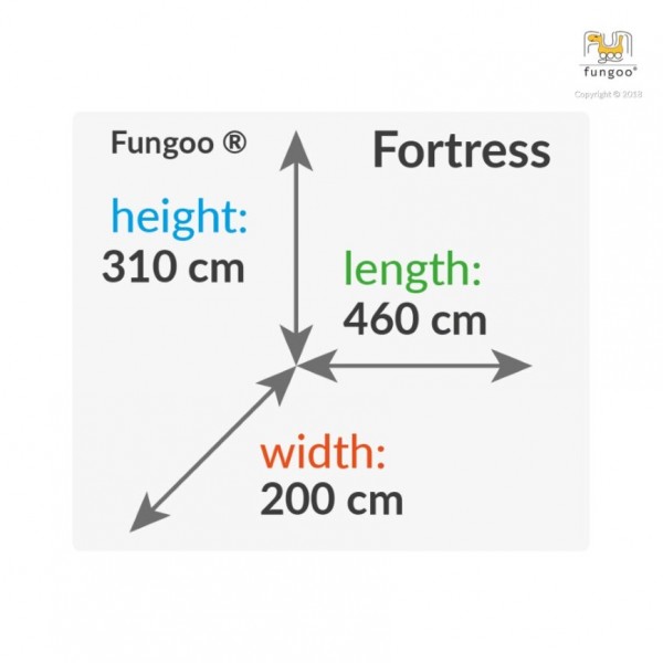 Wieża Fortress Teak Fungoo