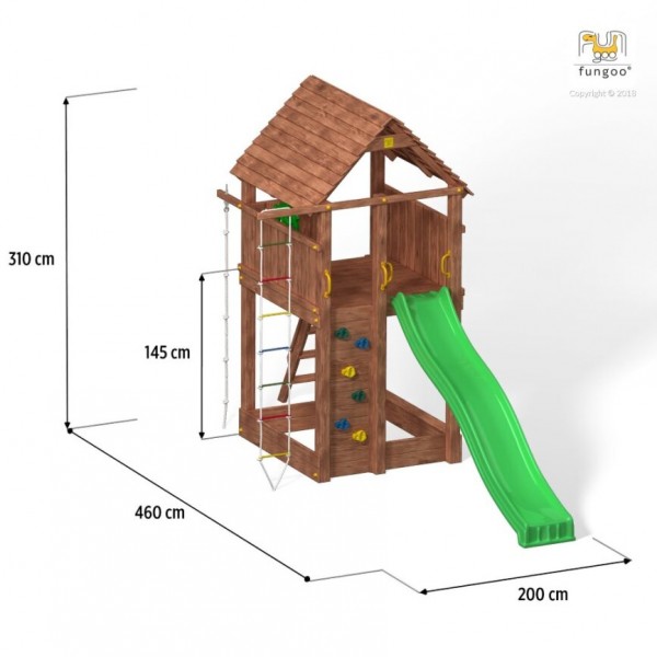 Wieża Fortress Teak Fungoo