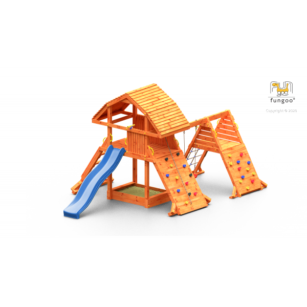 Plac zabaw Giant Spider Red Teak Fungoo