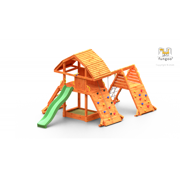 Plac zabaw Giant Spider Red Teak Fungoo