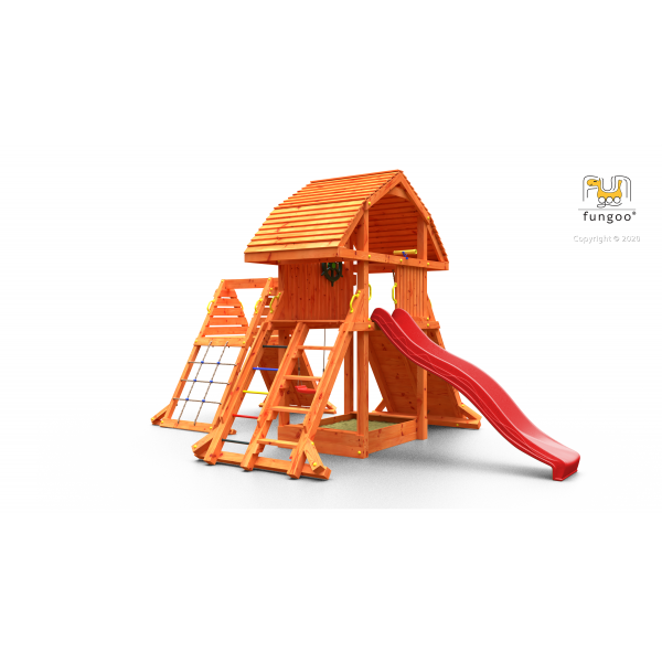 Plac zabaw Giant Spider Red Teak Fungoo