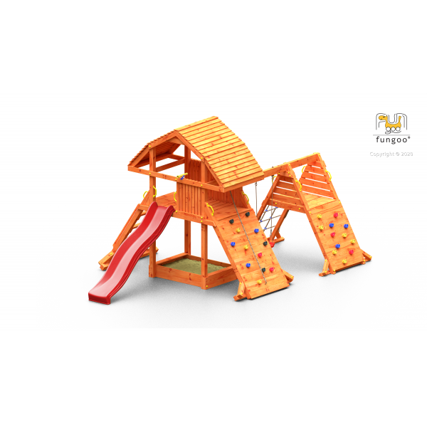 Plac zabaw Giant Spider Red Teak Fungoo