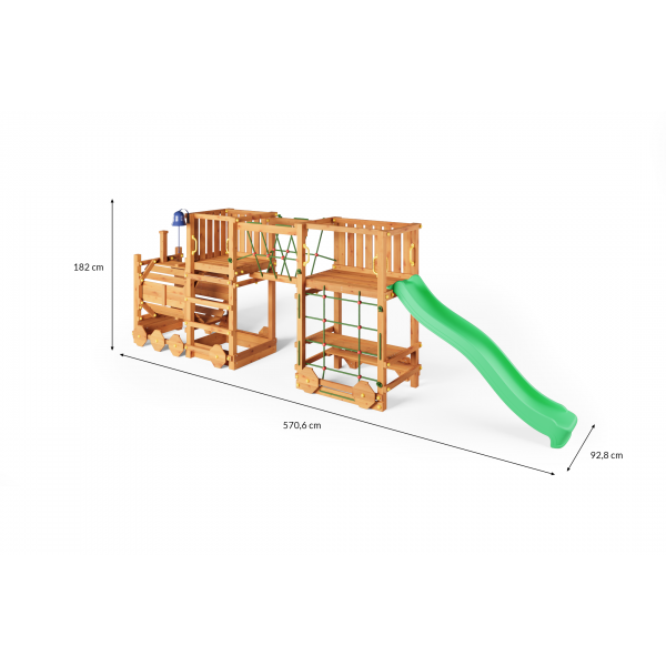 Plac zabaw Loco express teak Fungoo