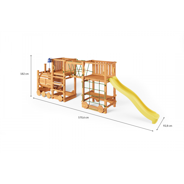 Plac zabaw Loco express teak Fungoo