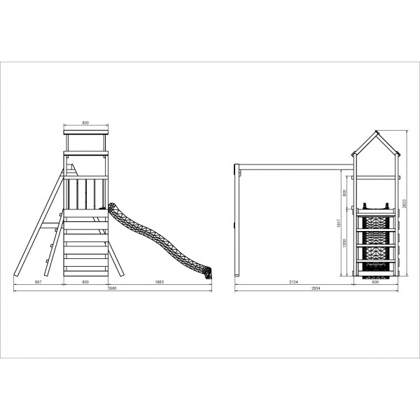 Plac zabaw Max-play 2.1 Fungoo