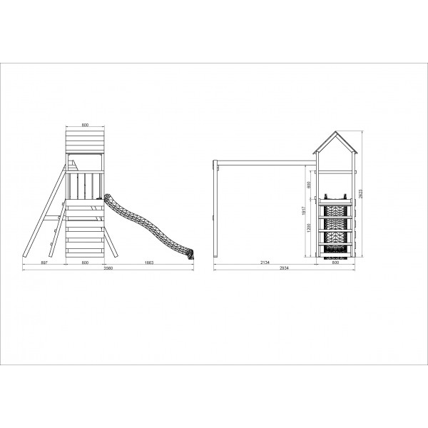 Plac zabaw Max-play 2.2 Fungoo