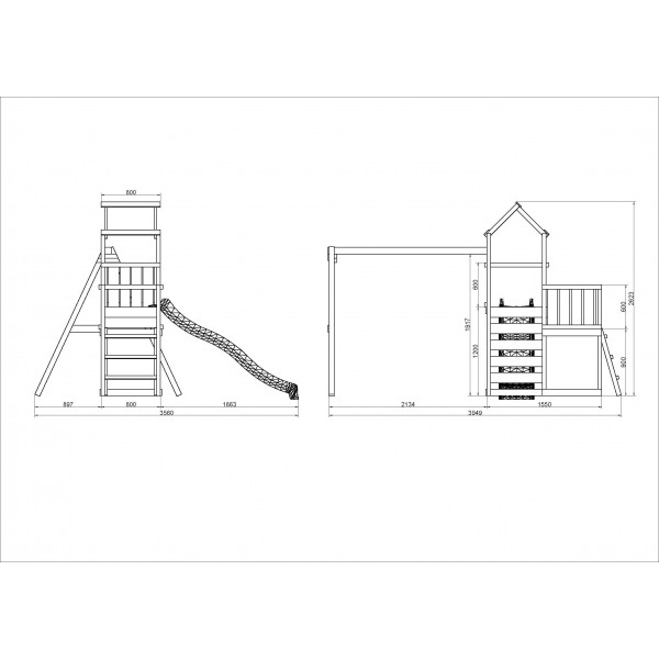 Plac zabaw Max-play 3.1 Fungoo