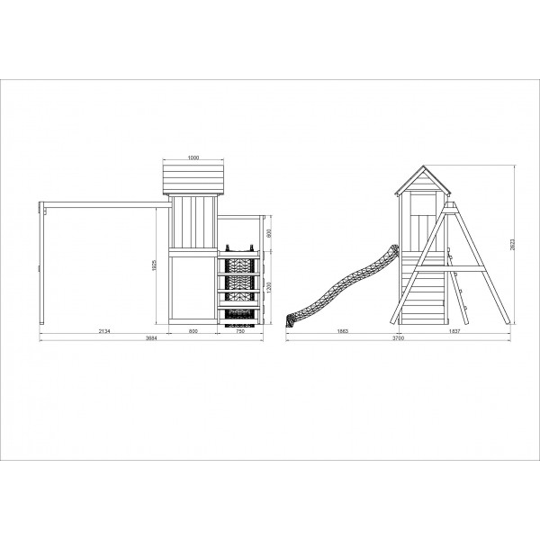 Plac zabaw Max-play 5 Fungoo