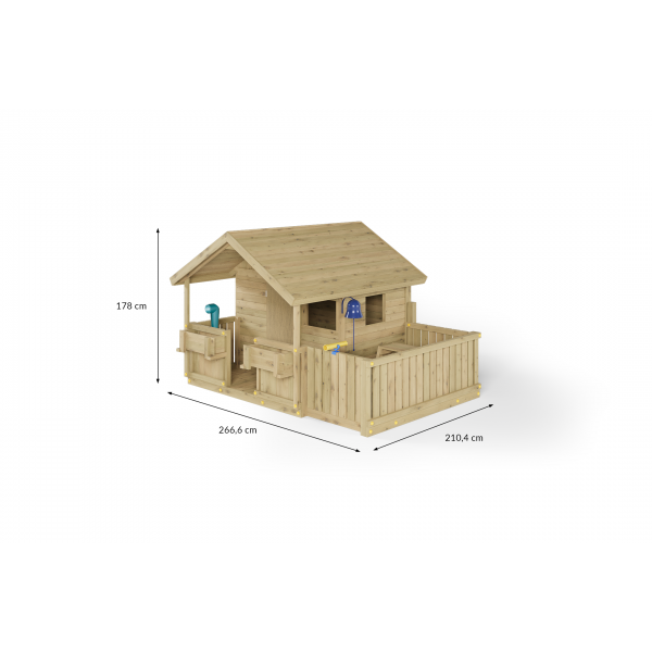 Domek drewniany Sunny Bandcorner Fungoo