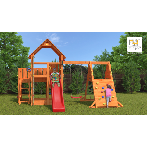 Plac Zabaw Big Leader Spider Red Teak Fungoo 