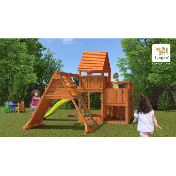 Plac Zabaw Big Leader Spider Red Teak Fungoo 