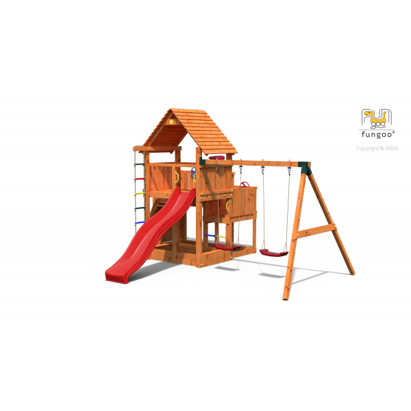 Plac Zabaw Big Leader Move Red Teak Fungoo