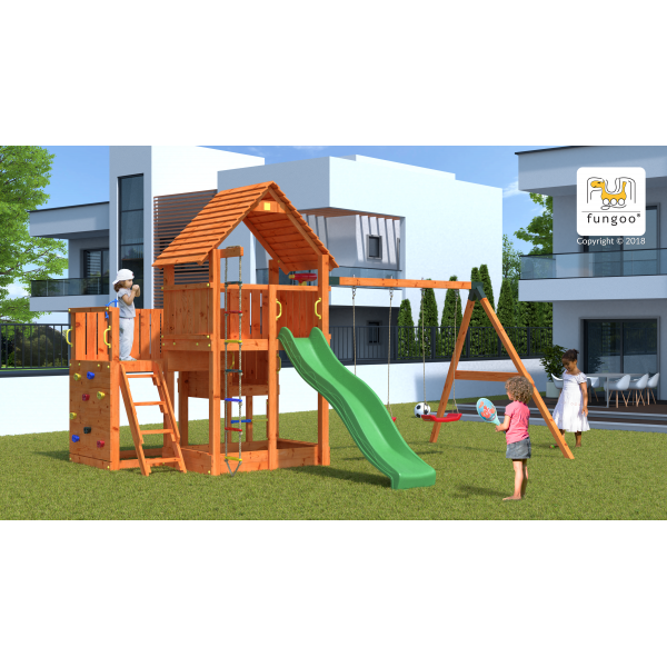 Plac Zabaw Big Leader Move Red Teak Fungoo