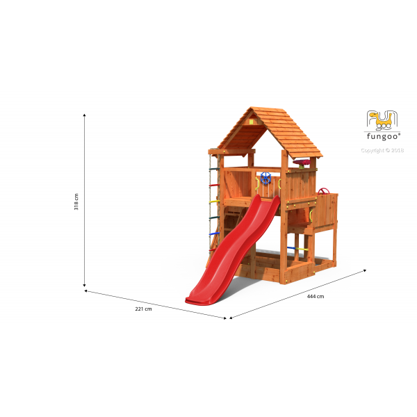Wieża Big Leader Teak Fungoo