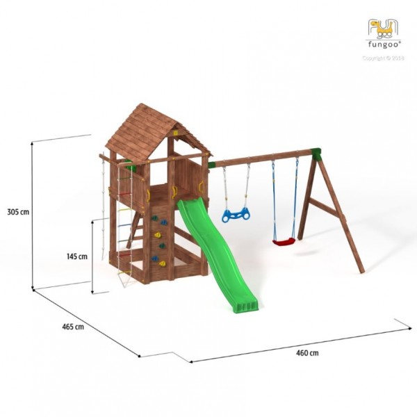 Plac zabaw Fortress Move Teak Fungoo