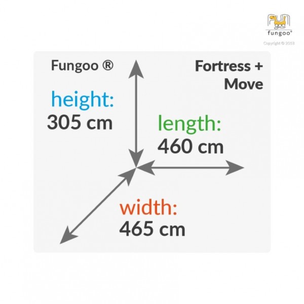Plac zabaw Fortress Move Teak Fungoo
