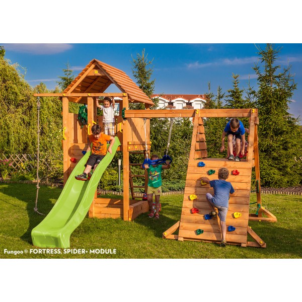 Plac zabaw Fortress Spider Teak Fungoo