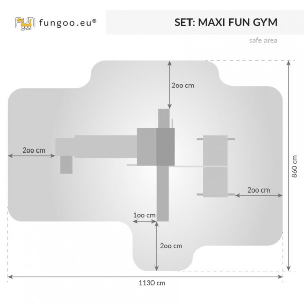 Plac zabaw Maxi Fun Gym Fungoo