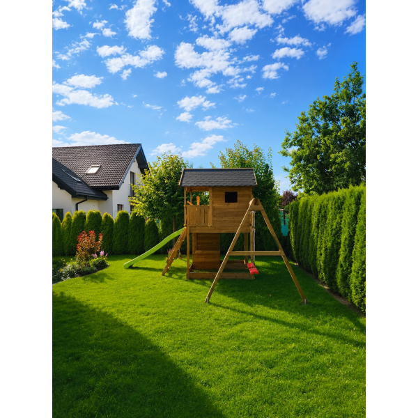 Plac zabaw Galaxy Sunshine ze zjeżdżalnią Fungoo