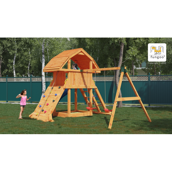 Plac zabaw Giant Move Red Teak Fungoo