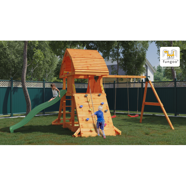 Plac zabaw Giant Move Red Teak Fungoo