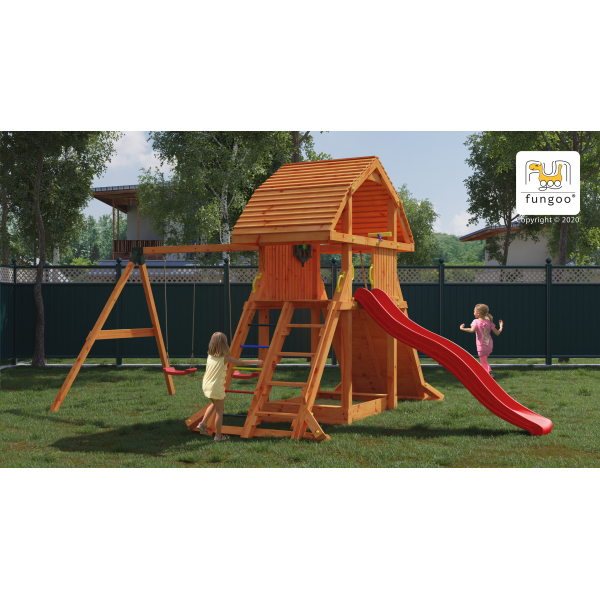 Plac zabaw Giant Move Red Teak Fungoo
