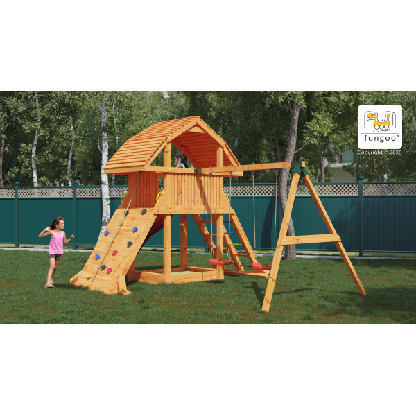Plac zabaw Giant Move Red Teak Fungoo