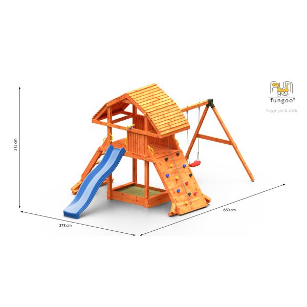 Plac zabaw Giant Move Red Teak Fungoo