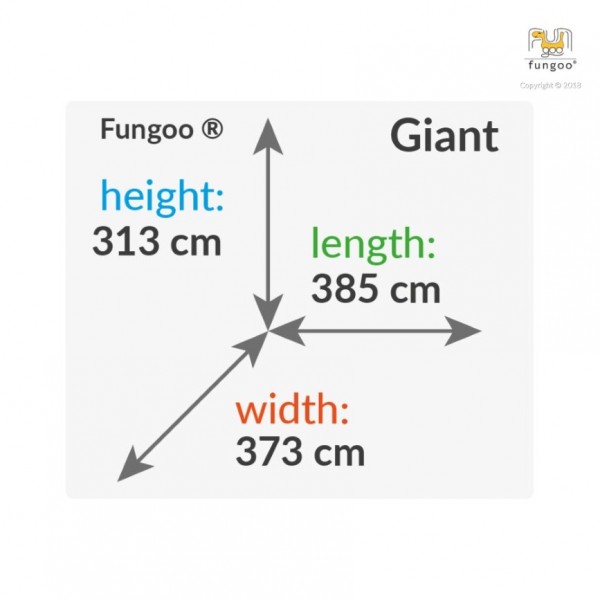 Wieża drewniana Giant Teak Fungoo
