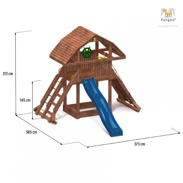 Wieża drewniana Giant Teak Fungoo