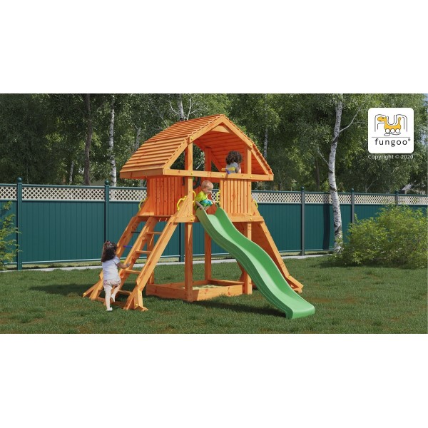 Wieża drewniana Giant Teak Fungoo