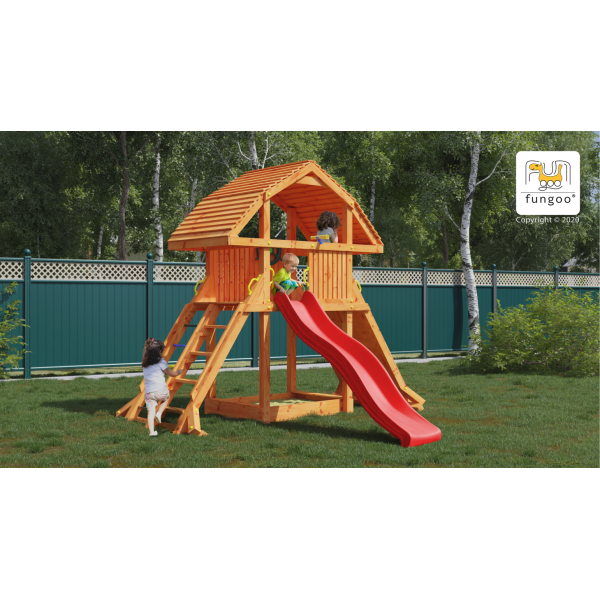 Wieża drewniana Giant Teak Fungoo