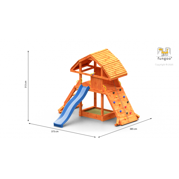 Wieża drewniana Giant Teak Fungoo