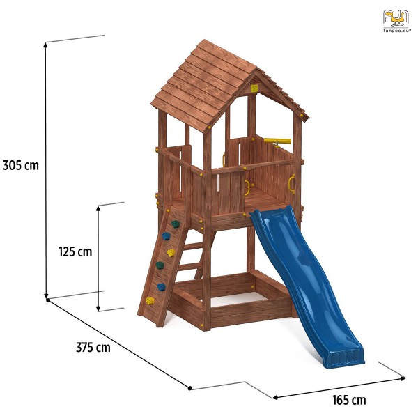 Wieża drewniana Joy Teak Fungoo