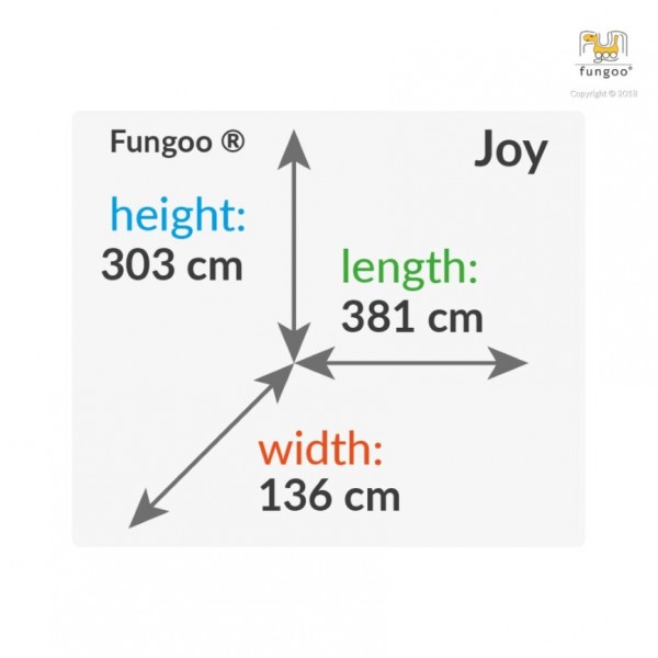 Wieża drewniana Joy Teak Fungoo