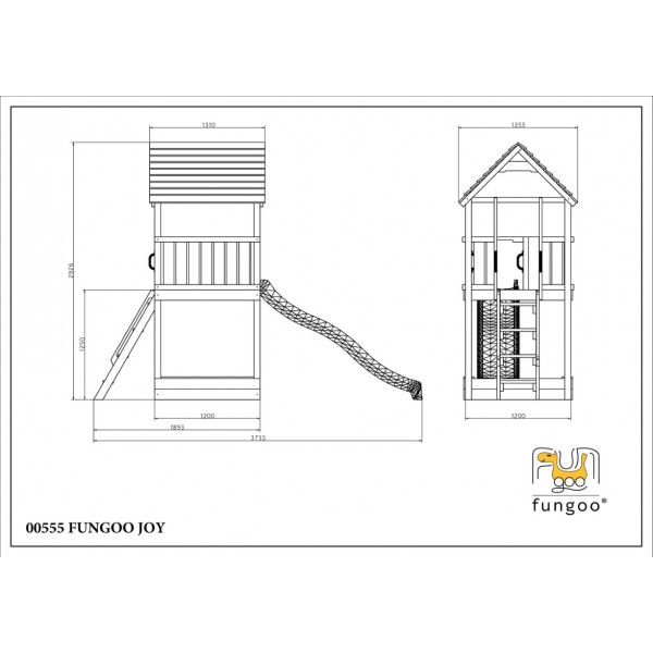 Wieża drewniana Joy Teak Fungoo