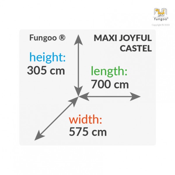 Plac zabaw Maxi JoyFul Castel Fungoo