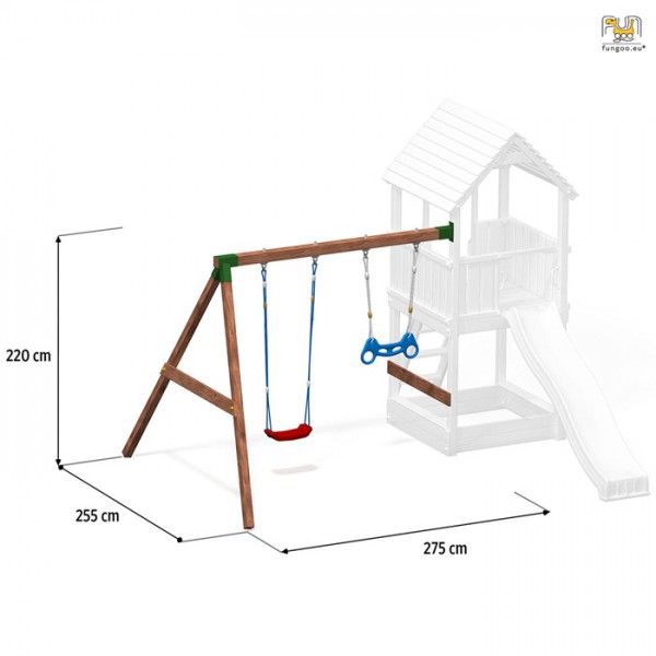 Moduł Move Fungoo+ 2 czerwone siedziska 