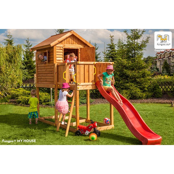 Plac zabaw Rainbow Fortress Tip Top Teak Fungoo