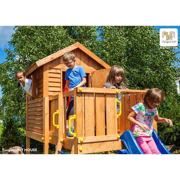 Plac zabaw Rainbow Fortress Tip Top Teak Fungoo