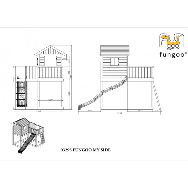 Domek My Side Teak Fungoo