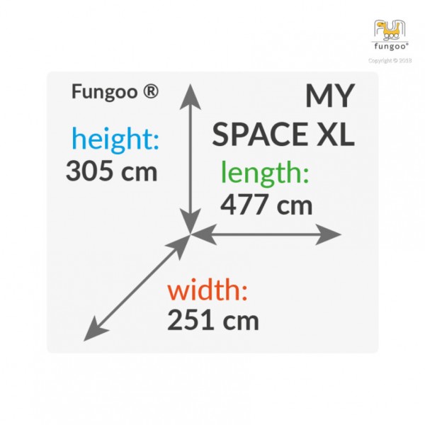 Domek drewniany My Space XL Teak Fungoo