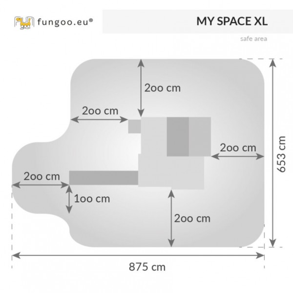Domek drewniany My Space XL Teak Fungoo