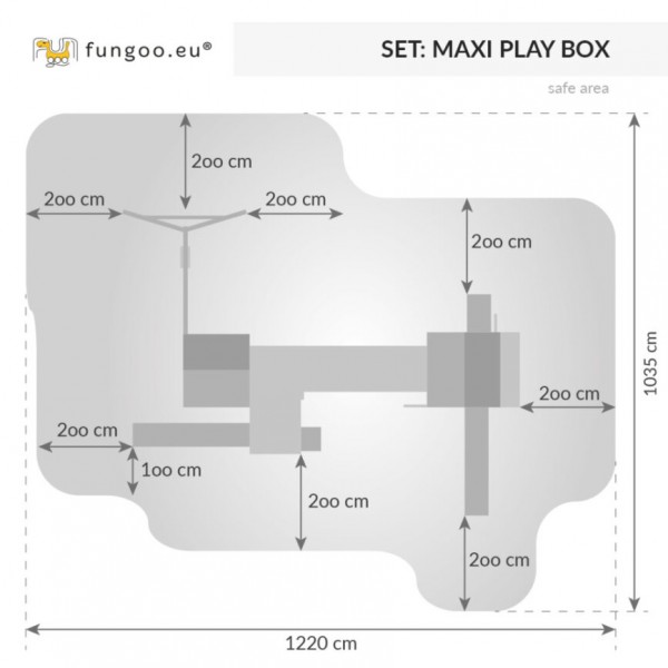 Plac zabaw Maxi Play Box  Fungoo