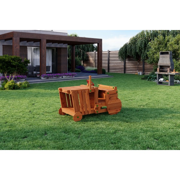 Plac zabaw Simple Tractor teak Funky
